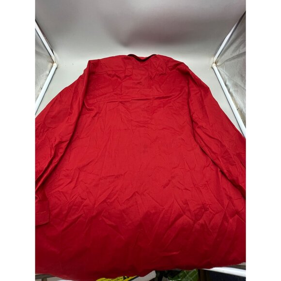 j ferrar button up long sleeve shirt solid red collar slim stretch size XL READ - Picture 10 of 11